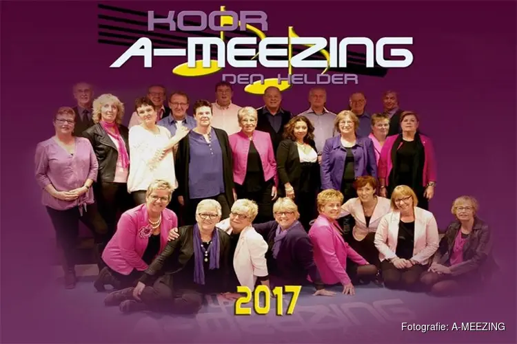 Zondag 24 februari zingt in de Keesschuur het Helderse koor "A-MEEZING