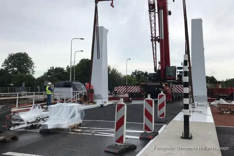 Werkzaamheden Kerkwegbrug Anna Paulowna