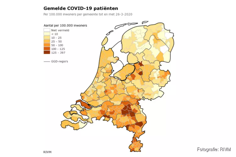 RIVM: Meer dan 1000 besmettingen erbij sinds gisteren, inmiddels 434 personen overleden