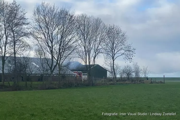 Brand in loods Hippolytushoef