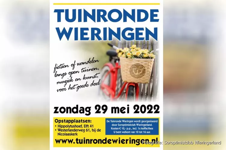 20ste editie tuinronde over West Wieringen