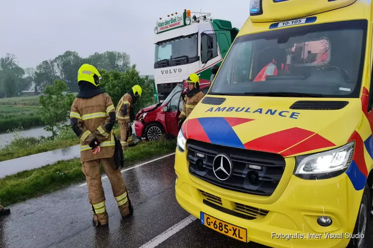 Flinke aanrijding in Slootdorp