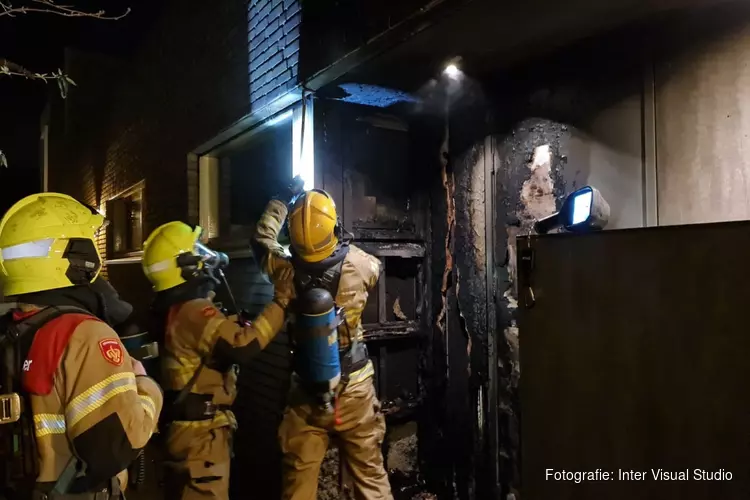 Brand bij woning in Slootdorp