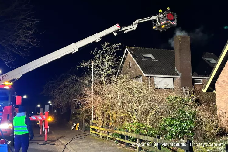 Schoorsteenbrand in Hippolytushoef snel onder controle