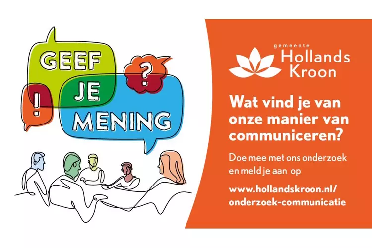 Onderzoek communicatie Hollands Kroon