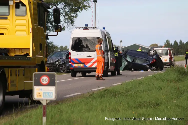 Twee gewonden bij ernstig ongeval in Middenmeer
