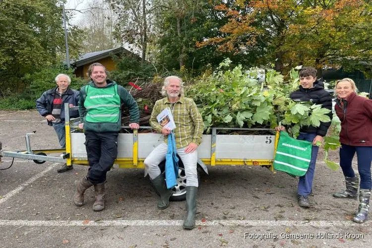 Help oogsten en krijg een boom cadeau