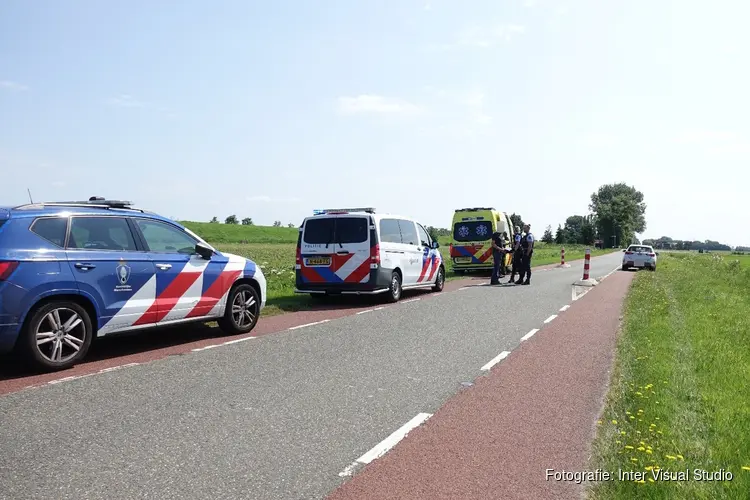 Ongeval op de Balgweg in Breezand