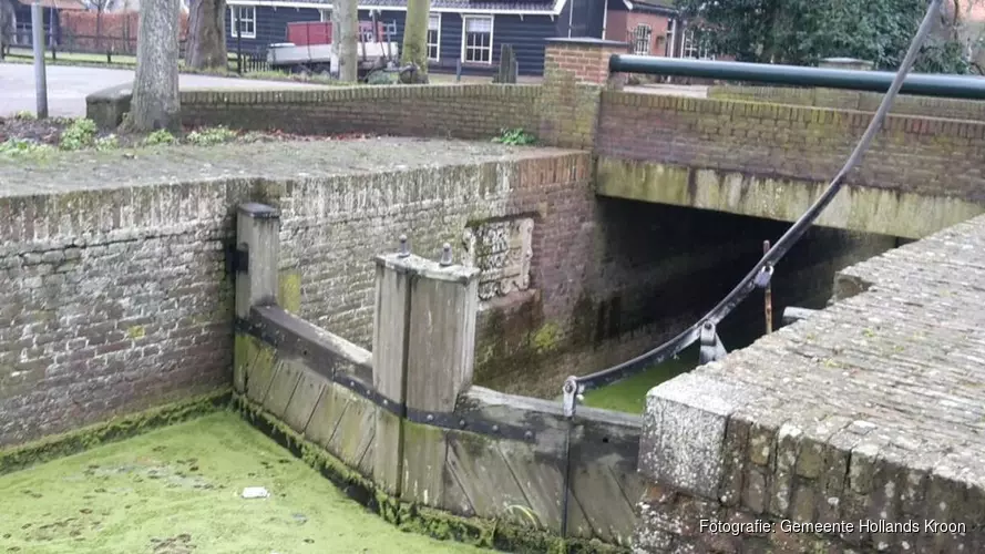 Renovatie sluisje Nieuwe Niedorp